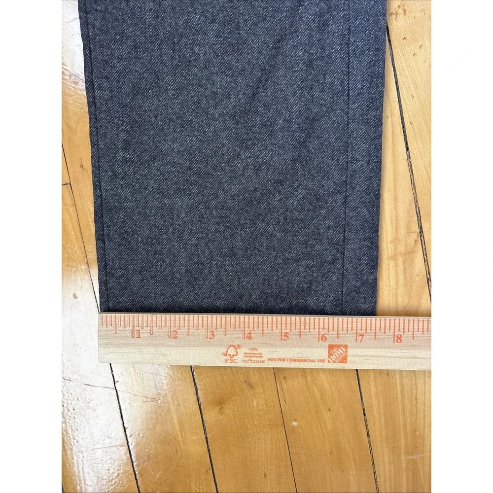Banana Republic Emerson Pants Mens 31x34 Gray Straight Fit Nova Fides Wool Blend